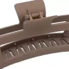 By Lyko Rectangular Rubber Claw XL Brown