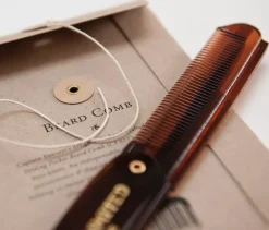 Captain Fawcett Folding Pocket Beard Comb