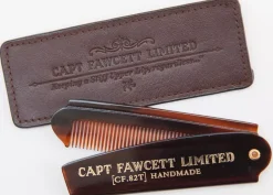 Captain Fawcett Folding Pocket Beard Comb