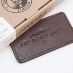 Captain Fawcett Leather Case for Folding Moustache Comb