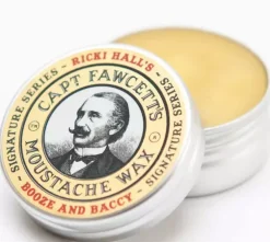 Captain Fawcett Moustache Wax Ricky Hall's Booze & Baccy 15 ml