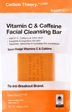Carbon TheorySupaVit-C Vitamin C & Caffeine Facial Cleansing Bar 100 g