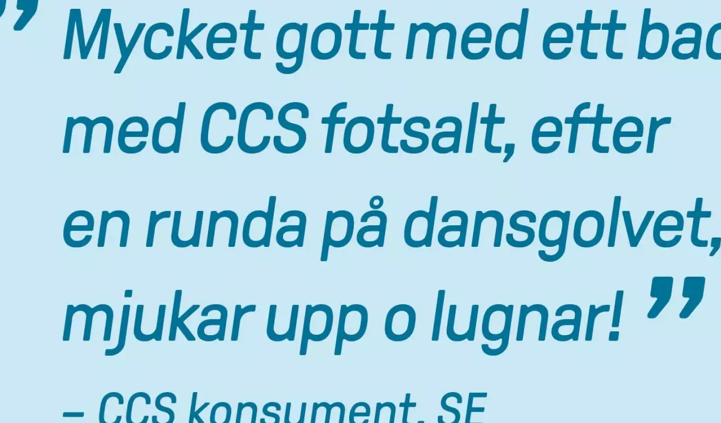 CCSFoot Fotbadsalt 310g 310 g
