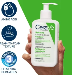 CeraVe Hydrating Cream-To-Foam Cleanser 236 ml