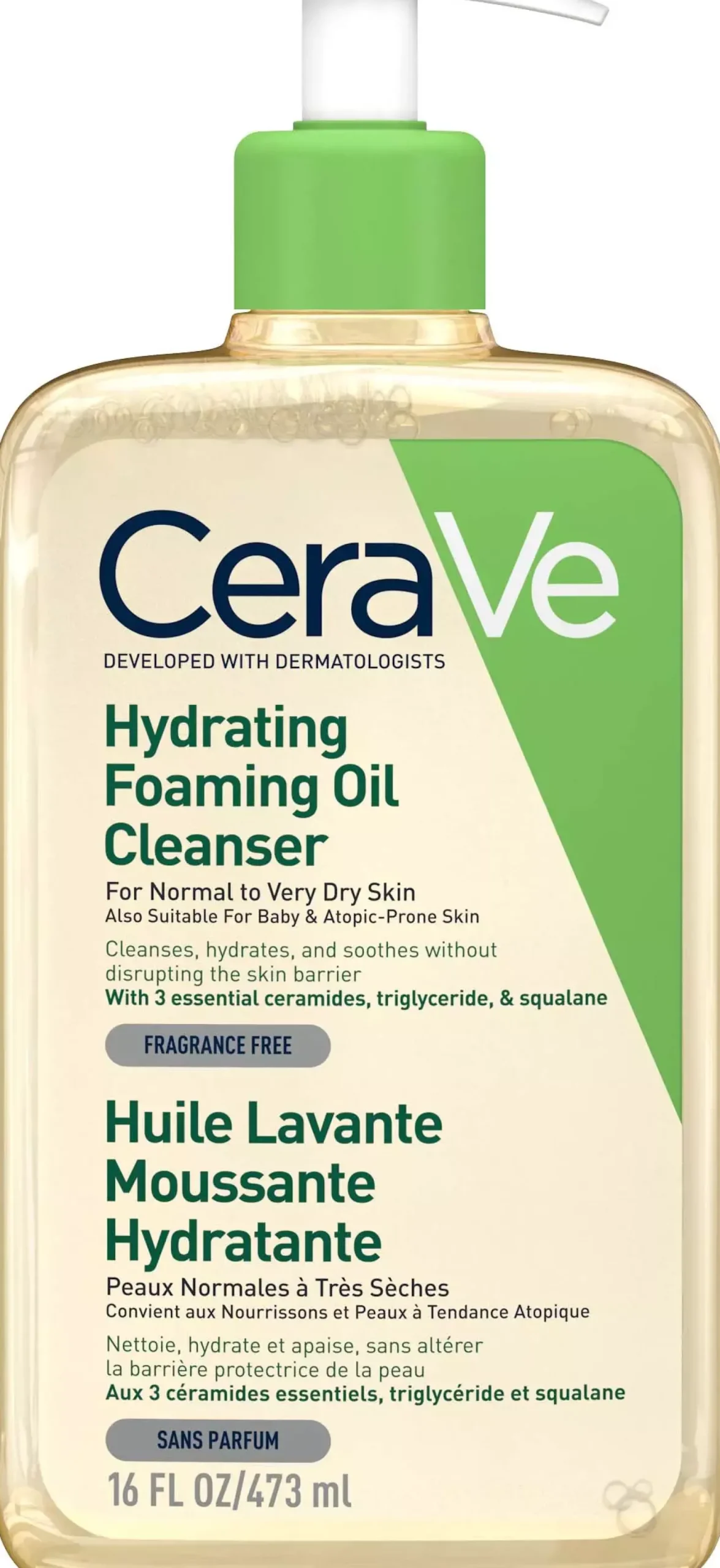CeraVe Hydrating Foaming Oil Cleanser 473 ml