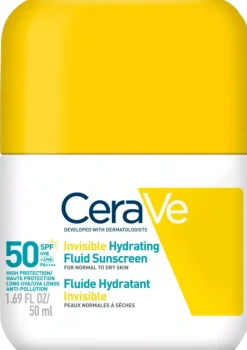 CeraVe Invisible Hydrating Fluid Sunscreen SPF50 50 ml