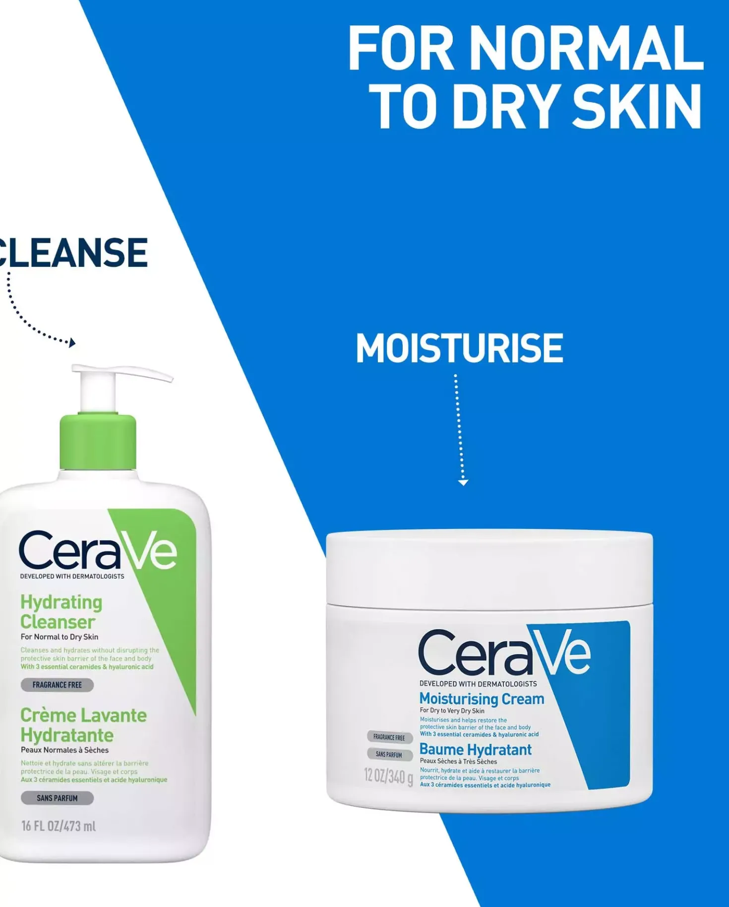 CeraVe Moisturising Cream w pump 454 g