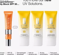 Clinique UV Solutions Brightening + Tinted Sunscreen SPF 50 Medium Deep