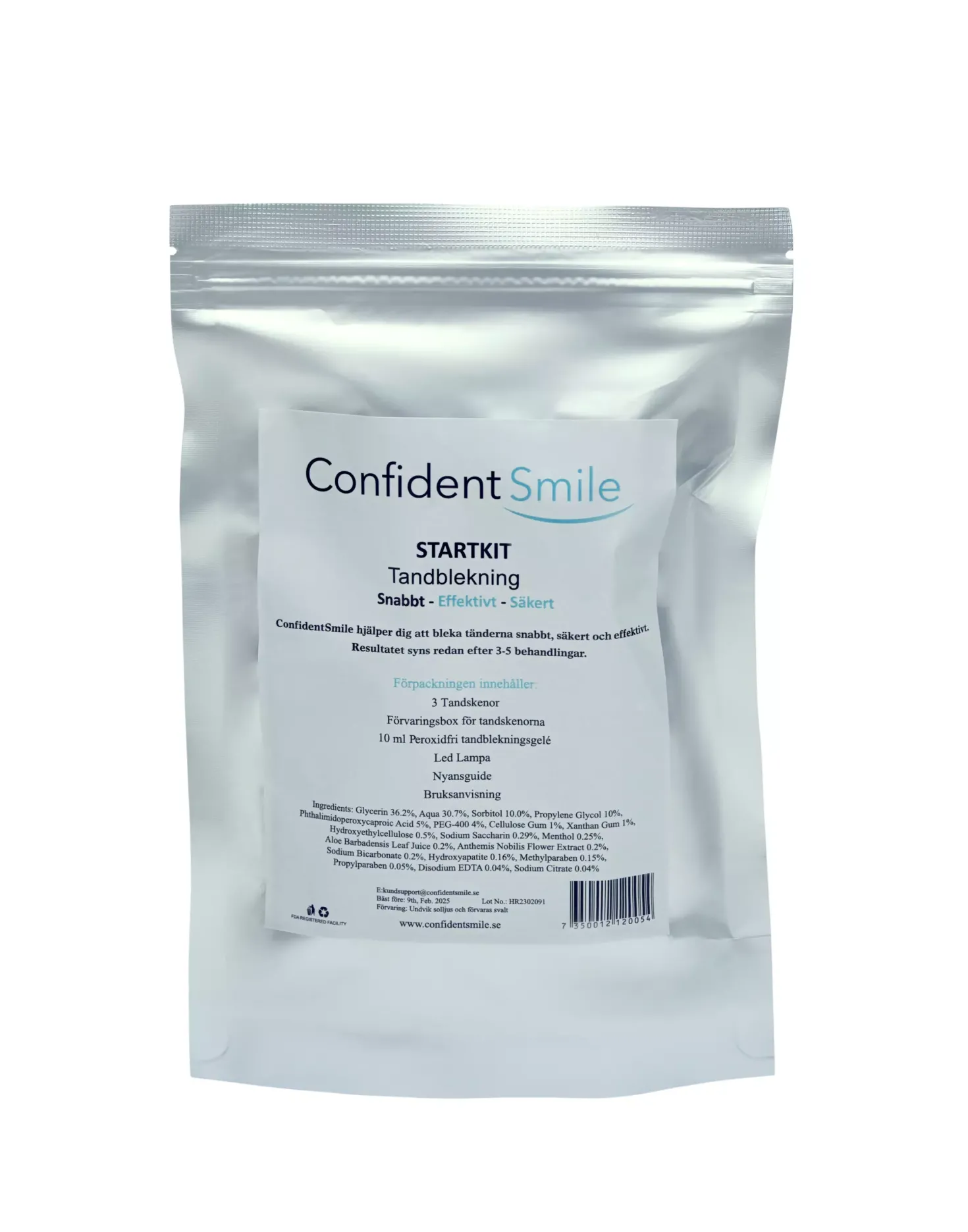 ConfidentSmile Start Peroxidfri Tandblekning