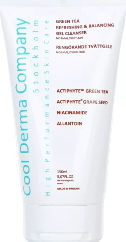 Cool DermaSkin Stamina Green tea balancing gel cleanser 150 ml