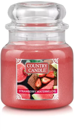 Country CandleStrawberry Watermelon Medium 453 g