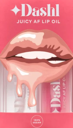 Dashl Juicy AF Lip Oil - 2-Pack Look Good Naked & Blushing