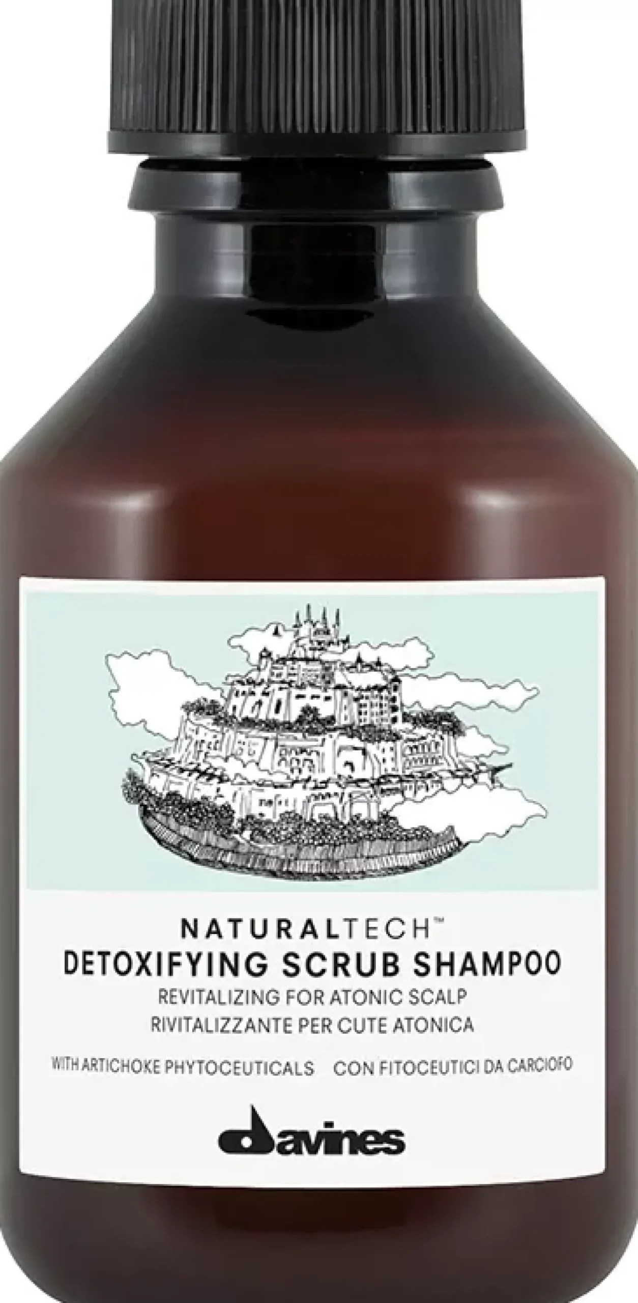 DavinesNaturaltech Detoxifying Scrub Shampoo 100 ml