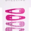 Dazzling Hårspänne 4-pack randigt