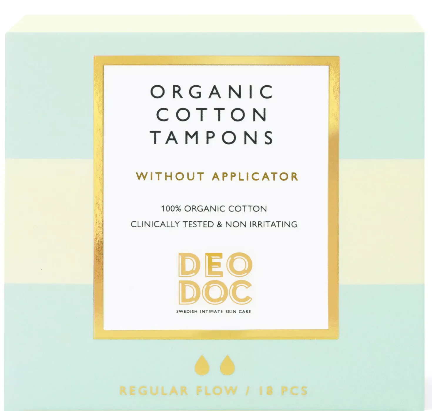 DeoDoc Organic Cotton Tampons Super & Regular