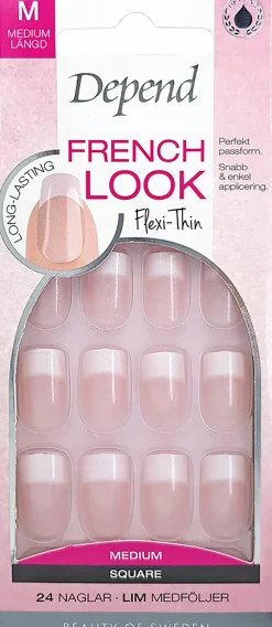 Depend French Look Pink Shimmer Medium