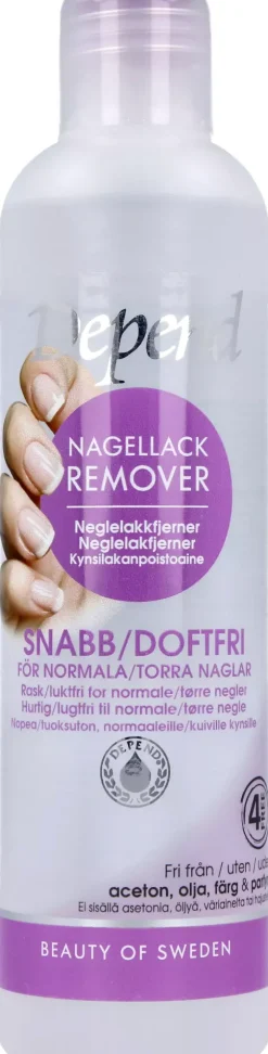Depend Nagellackremover Snabb/Doftfri 250 ml