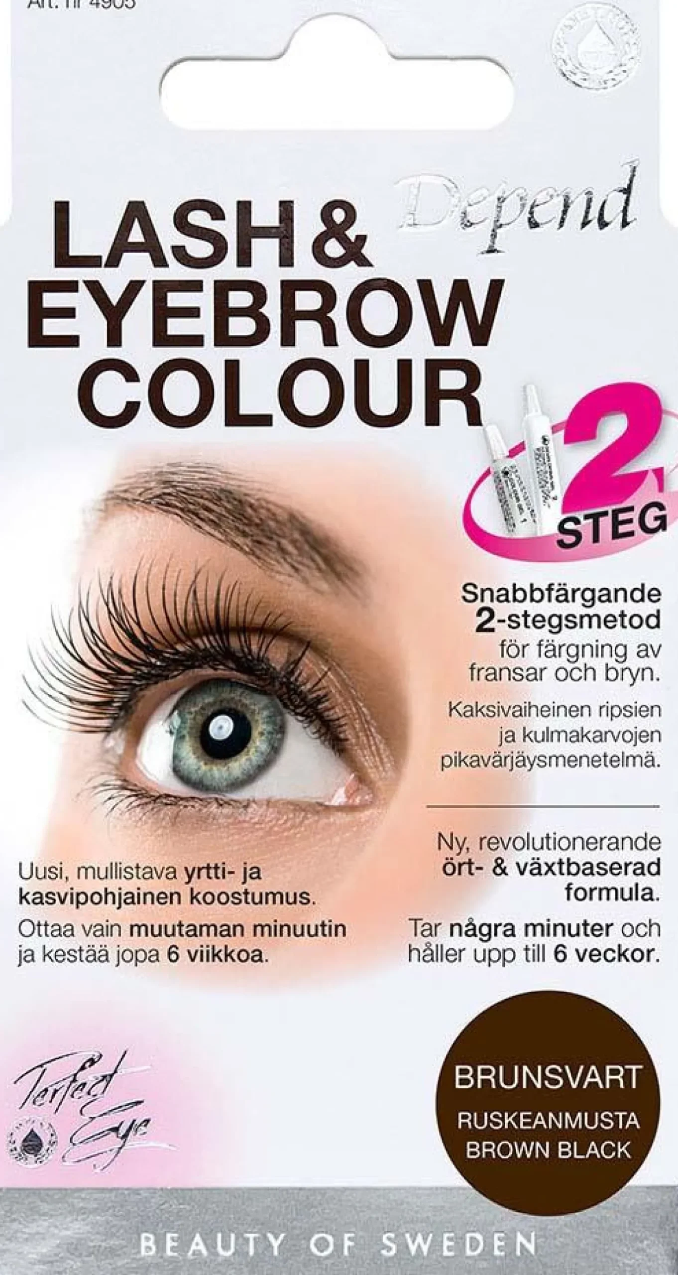 DependPerfect Eye Lash and Eyebrow Colour Black
