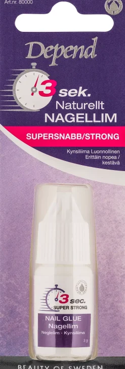 Depend 3 Sec. Natural Nail Glue