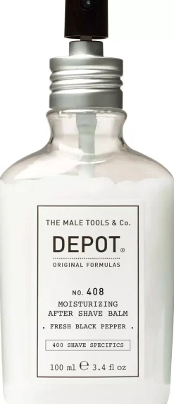 DEPOT MALE TOOLS No. 408 Moisturizing After Shave Balm Fresh Black Pepper 100 ml