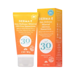 DERMA E Sun Defense Mineral Oil-Free Sunscreen Face