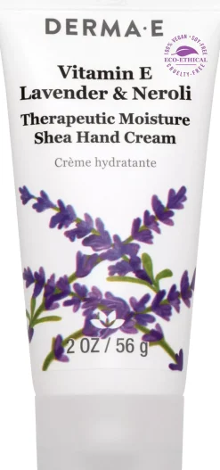 DERMA E Vitamin E Fragrance-Free, Therapeutic Moisture Shea Hand Cream