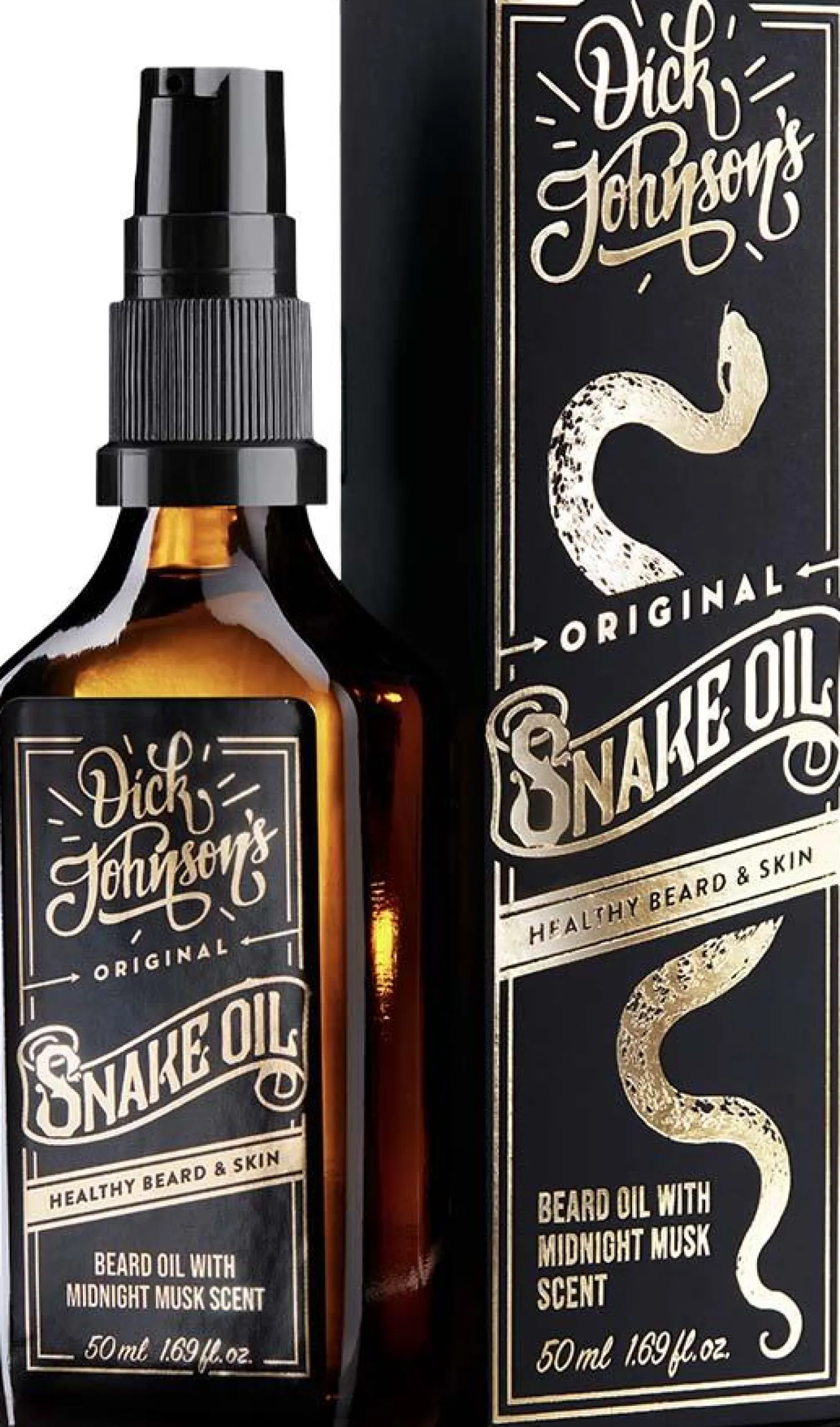 Dick Johnson Snake Oil Midnight Musk Beard Oil 50 ml