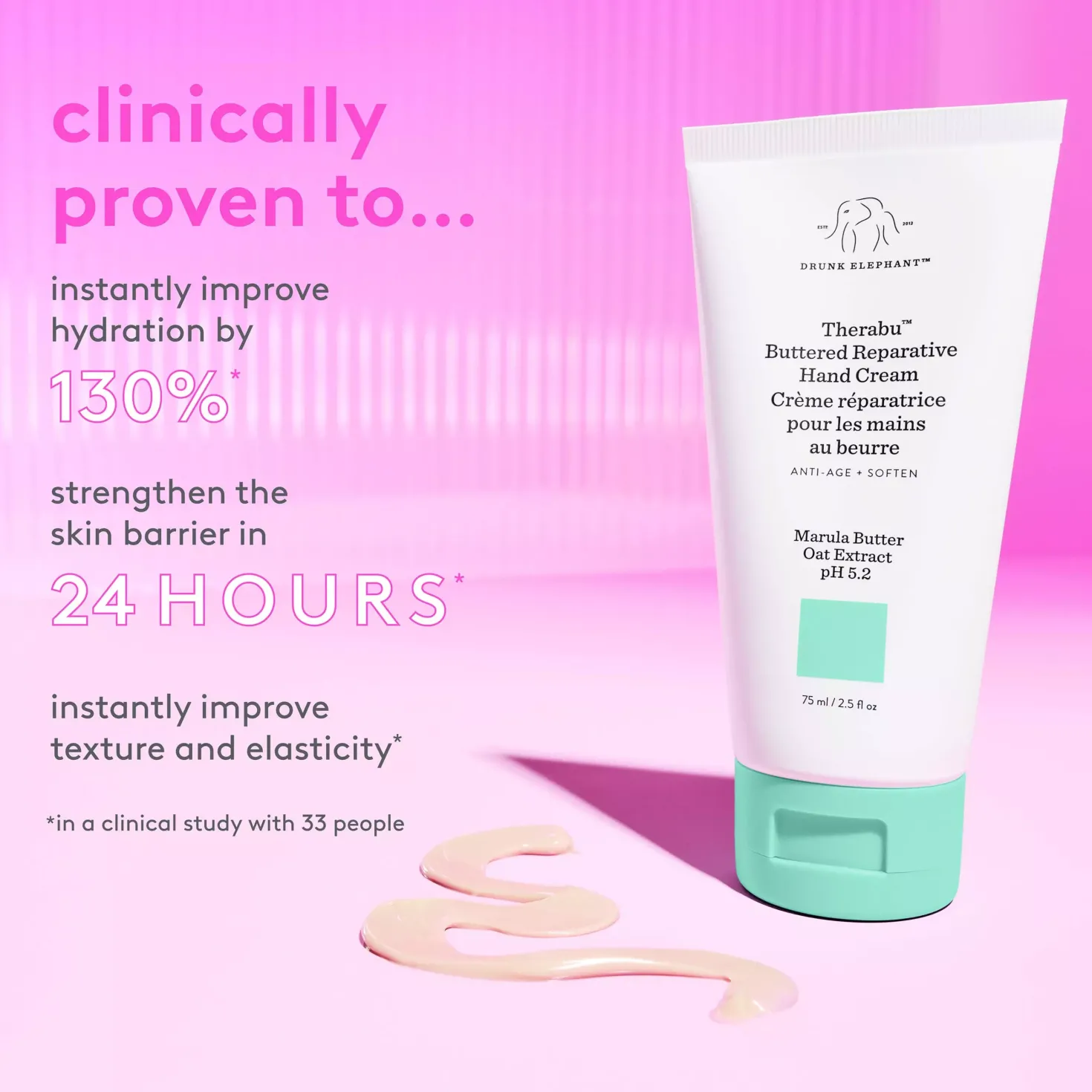Drunk Elephant Therabu™ Buttered Reparative Hand Cream 75 ml