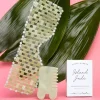 Earth Harbor Island Jade Gemstone Gua Sha + Massaging Comb