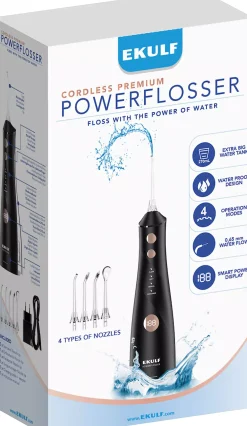 EKULF PowerFlosser Premium Black