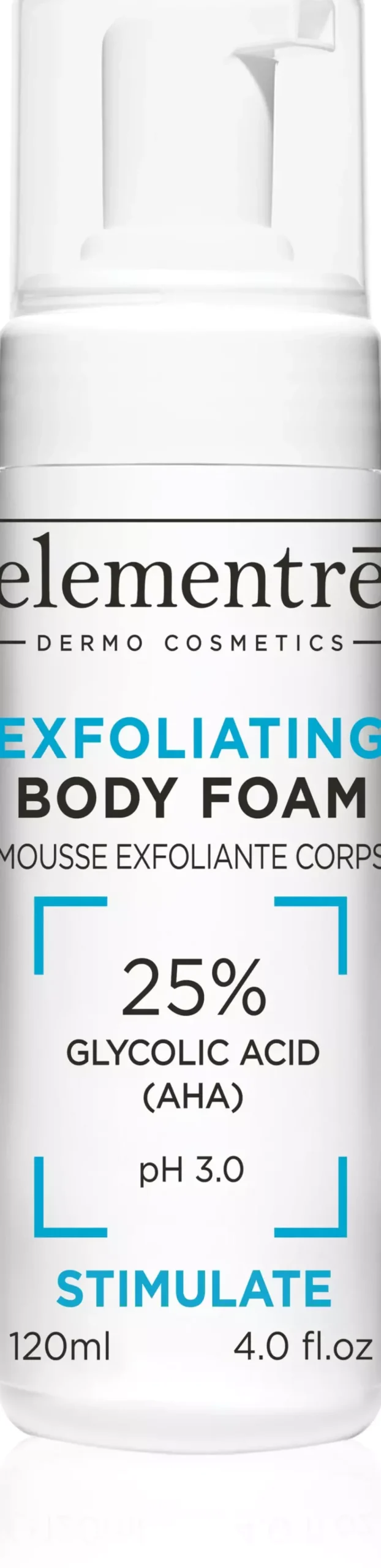 elementrē Body Foam 25% Alpha Hydroxy Acid 120 ml