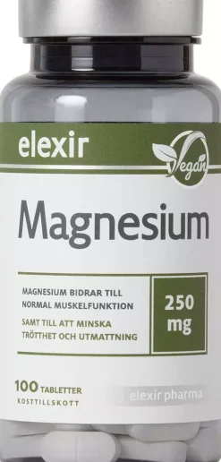 Elexir Pharma Magnesium 250mg 100 stk