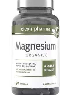 Elexir Pharma Magnesium Organisk 90 stk