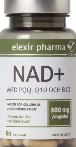 Elexir Pharma NAD+ 60 stk
