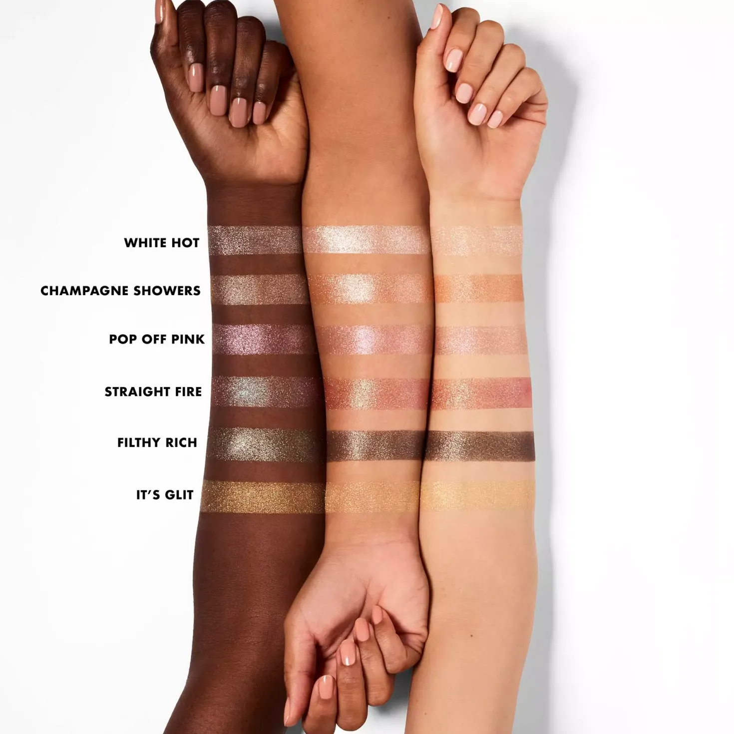 e.l.f. Fine as Fleck Glitter Eyeshadow White Hot