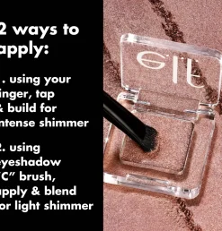 e.l.f. Fine as Fleck Glitter Eyeshadow White Hot