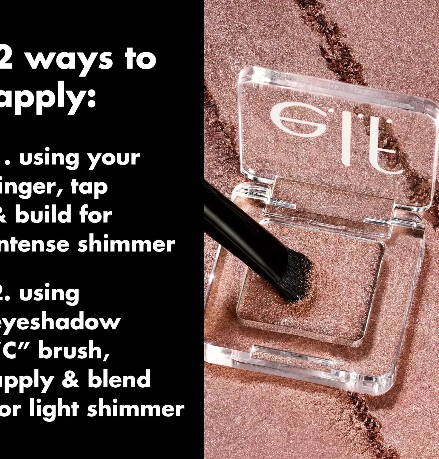 e.l.f. Fine as Fleck Glitter Eyeshadow White Hot