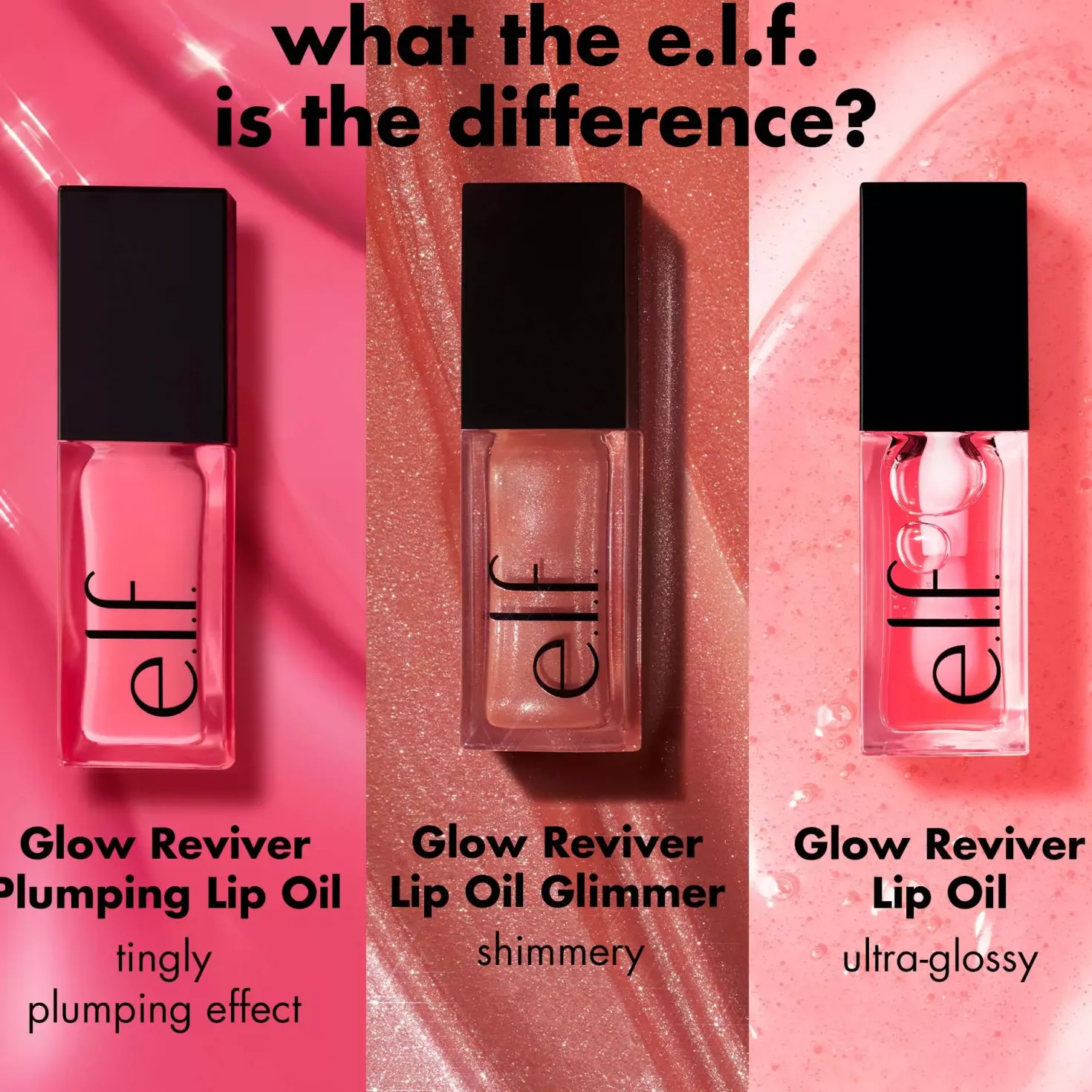 e.l.f. Glow Reviver Plumping Lip Oil Ultraviolet