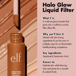 e.l.f. Halo Glow Liquid Filter 1 Fair