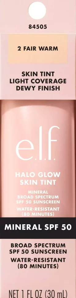e.l.f. Halo Glow Skin Tint SPF50 3 Fair Cool