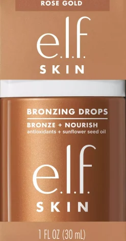 e.l.f. No Ray, All Slay Bronzing Drops Rose Gold