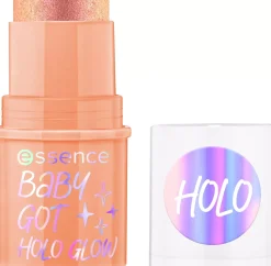essence Baby Got Holo Glow Highlighter Stick 10 Holy Apricotly