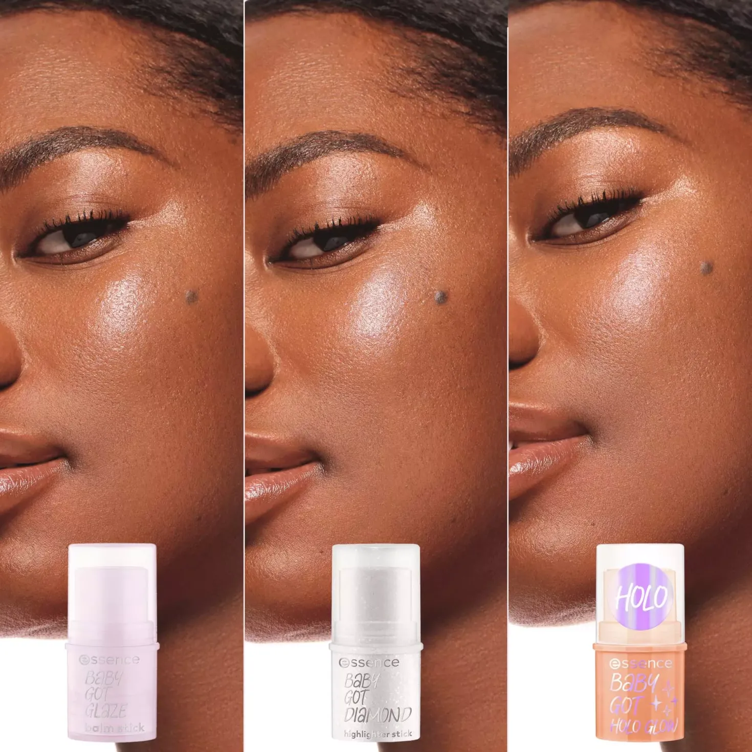 essence Baby Got Holo Glow Highlighter Stick 10 Holy Apricotly