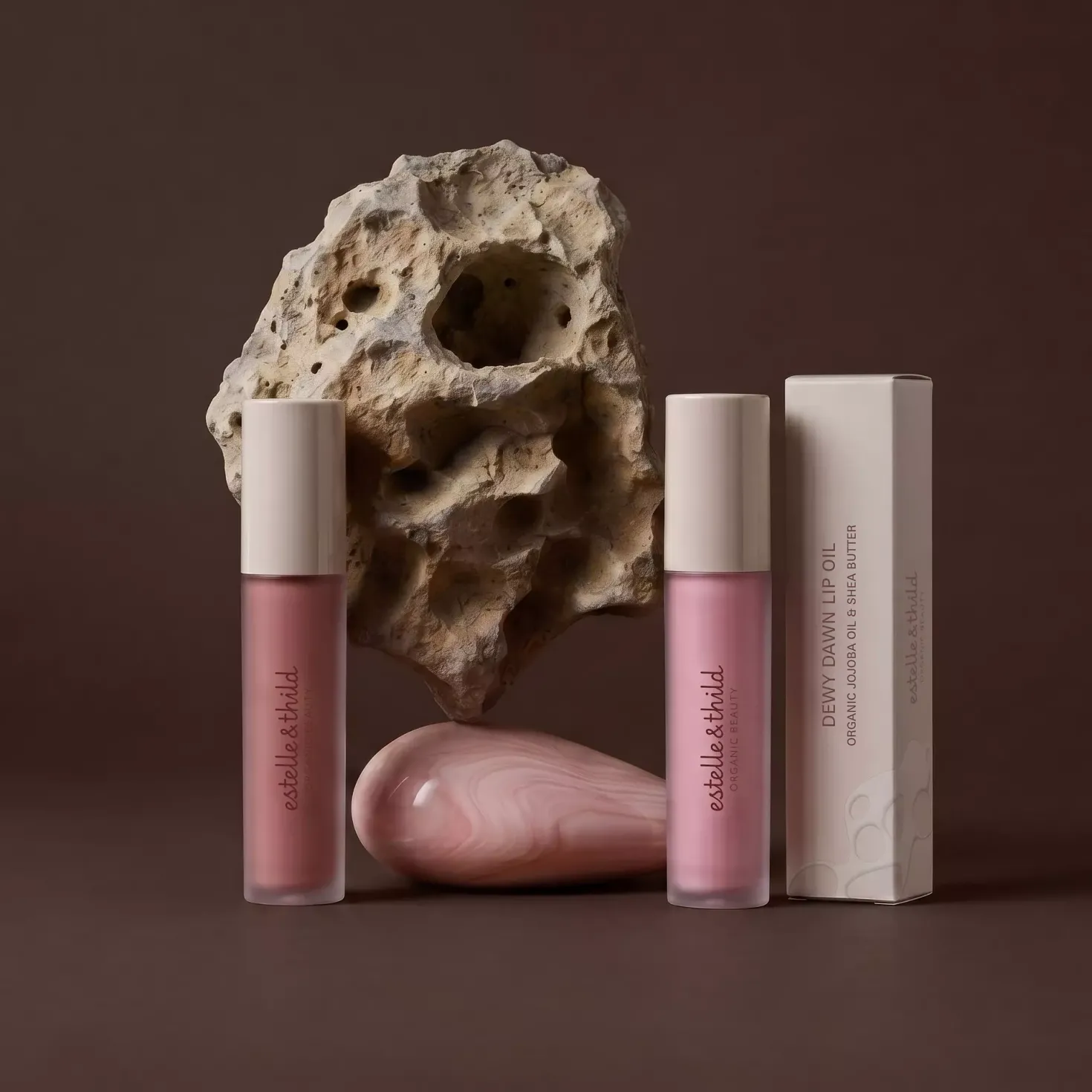 Estelle&Thild Organic Beauty Dewy Dawn Lip Oil Peony
