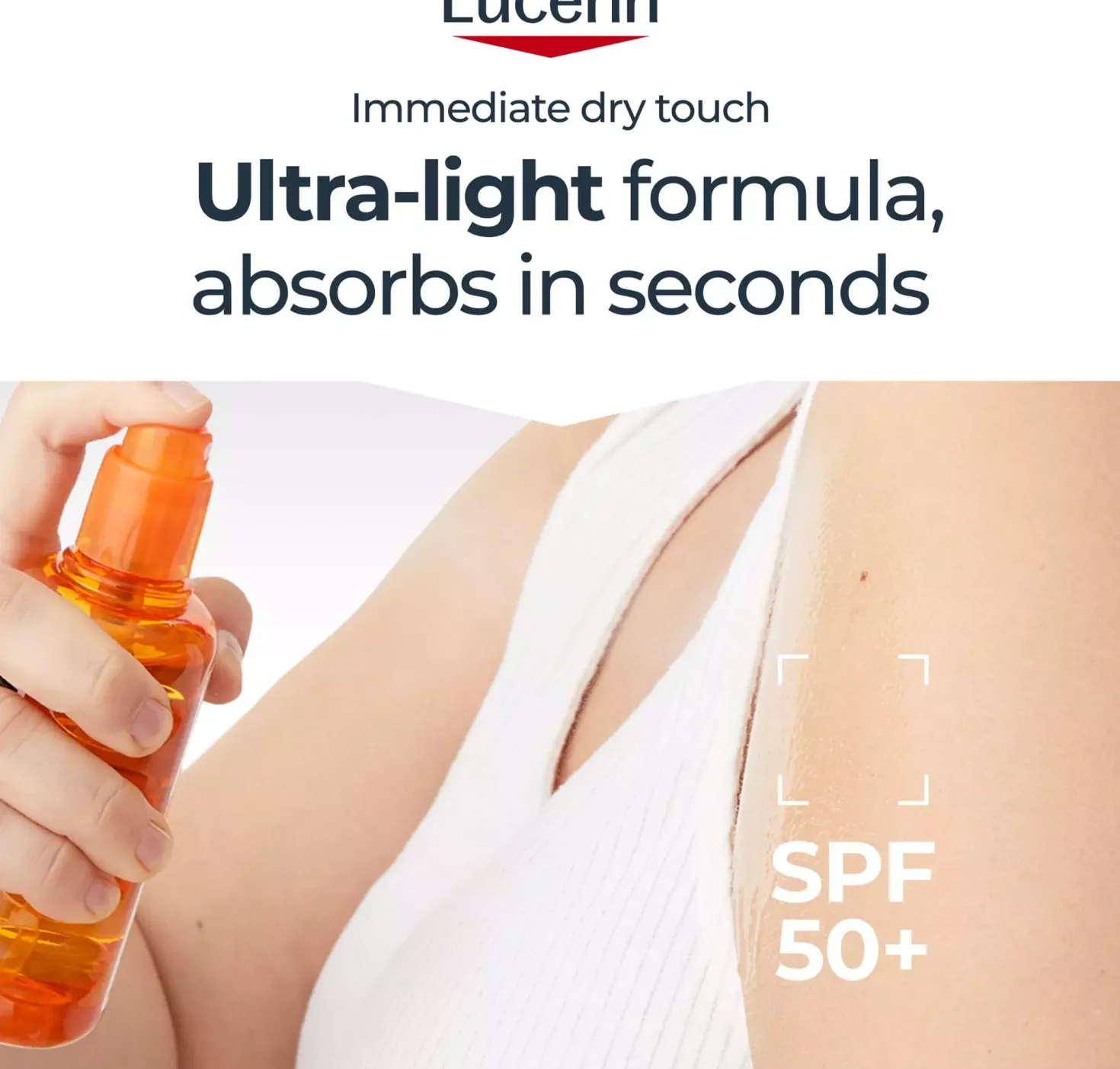 EucerinSun Spray Transparent Spf50+ 200 ml