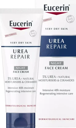 EucerinUreaRepair Night Face Cream 5% Urea 50 ml