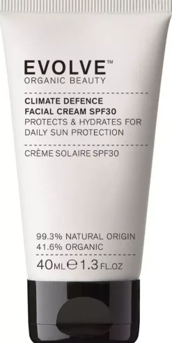 Evolve Organic Beauty Climate Defence SPF30 Cream 40 ml