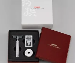 Feather All Stainless Double Edge Razor AS-D2S 1 stk