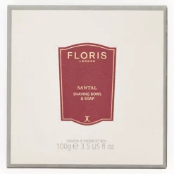 Floris London Santal Shaving Soap in Wooden Bowl 100 g