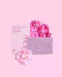 Flow Cosmetics Rose & Geranium Soap Bar 120 g